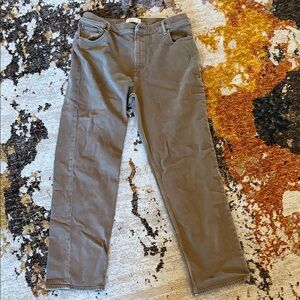 Abercrombie & Fitch Size 33/16L The ‘90s Straight Jeans Ultra High Rise Brown